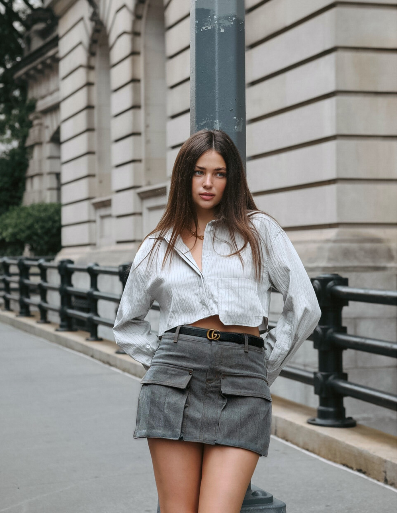 Buy Forever 21 Solid Grey Mini Skirt online